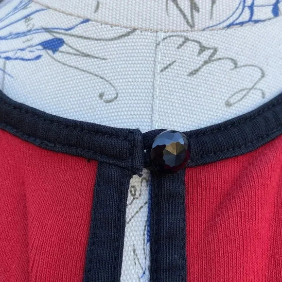 Lauren Ralph Lauren Sheath Midi Dress Women's Medium Red - Picture 6 of 13